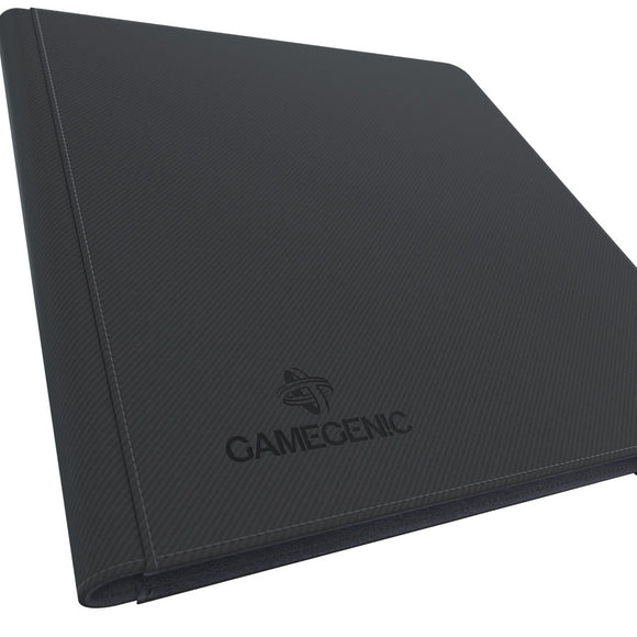 GameGenic Prime Album 18 Pocket Binder - Black (9 pockets per page) - Duel Kingdom