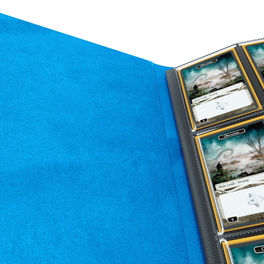 GameGenic Prime Album 18 Pocket Binder - Blue (9 pockets per page) - Duel Kingdom