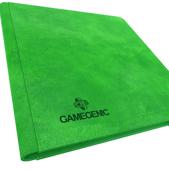 GameGenic Prime Album 18 Pocket Binder - Green (9 pockets per page) - Duel Kingdom