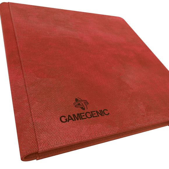 GameGenic Prime Album 18 Pocket Binder - Red (9 pockets per page) - Duel Kingdom