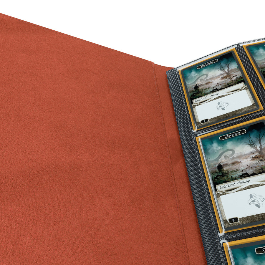 GameGenic Prime Album 24 Pocket Binder - Red (12 pockets per page) - Duel Kingdom