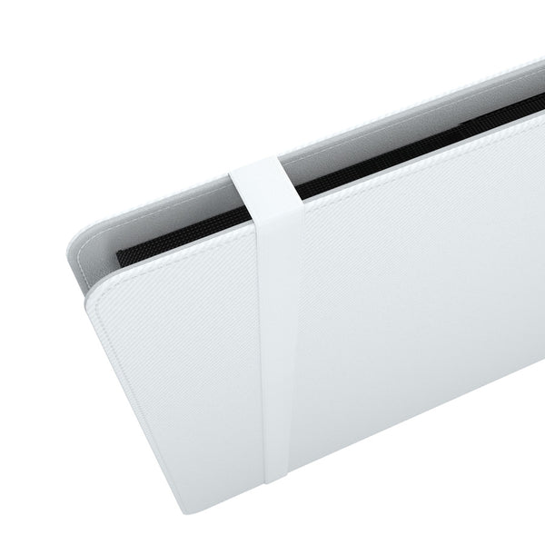 GameGenic Prime Album 24 Pocket Binder - White (12 pockets per page) - Duel Kingdom