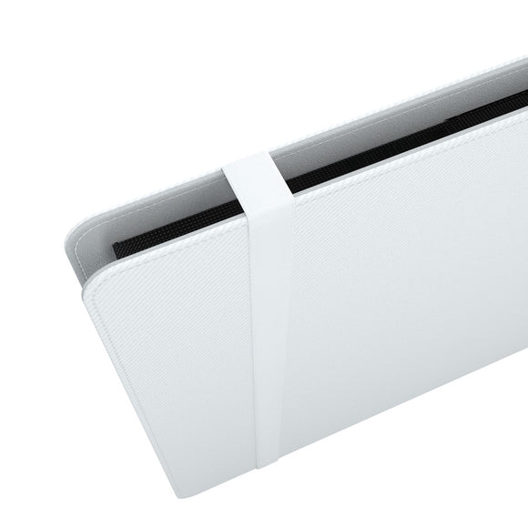 GameGenic Prime Album 18 Pocket Binder - White (9 pockets per page) - Duel Kingdom