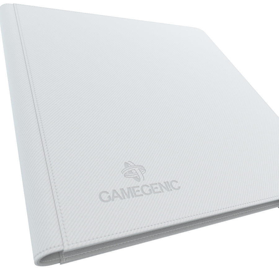 GameGenic Prime Album 18 Pocket Binder - White (9 pockets per page) - Duel Kingdom