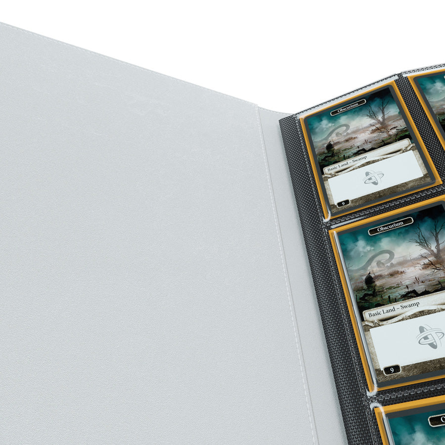 GameGenic Prime Album 18 Pocket Binder - White (9 pockets per page) - Duel Kingdom
