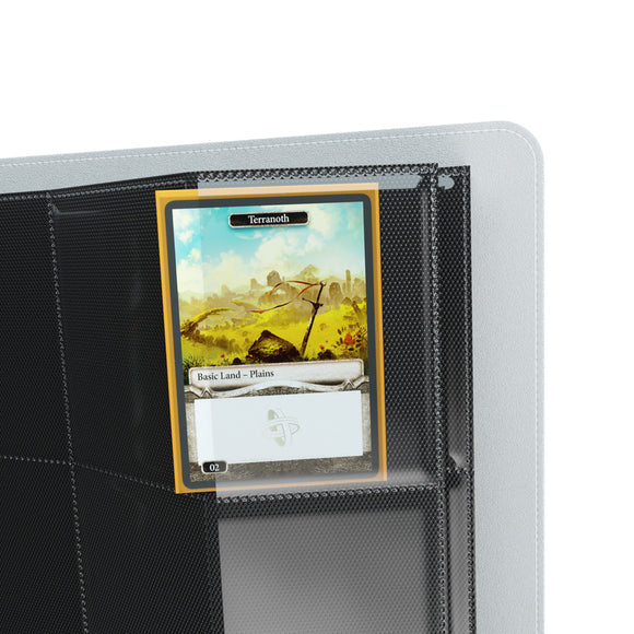 GameGenic Prime Album 24 Pocket Binder - White (12 pockets per page) - Duel Kingdom