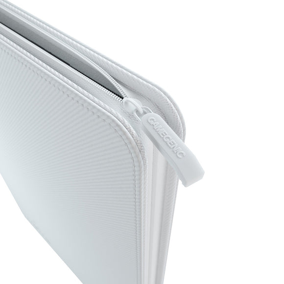 GameGenic Zip-Up Album 18 Pocket Binder - White (9 pockets per page) - Duel Kingdom