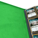 GameGenic Zip-Up Album 18 Pocket Binder - Green (9 pockets per page) - Duel Kingdom