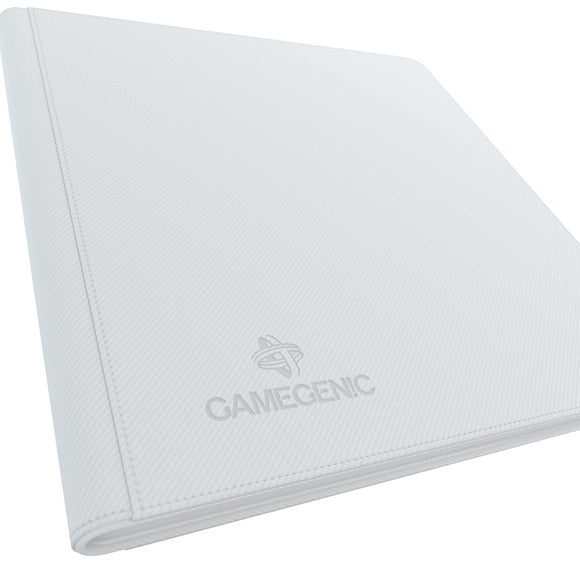 GameGenic Zip-Up Album 18 Pocket Binder - White (9 pockets per page) - Duel Kingdom