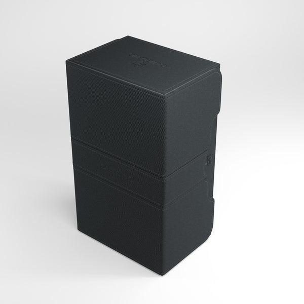 Stronghold Convertible Black Deck Box (200ct) - Duel Kingdom