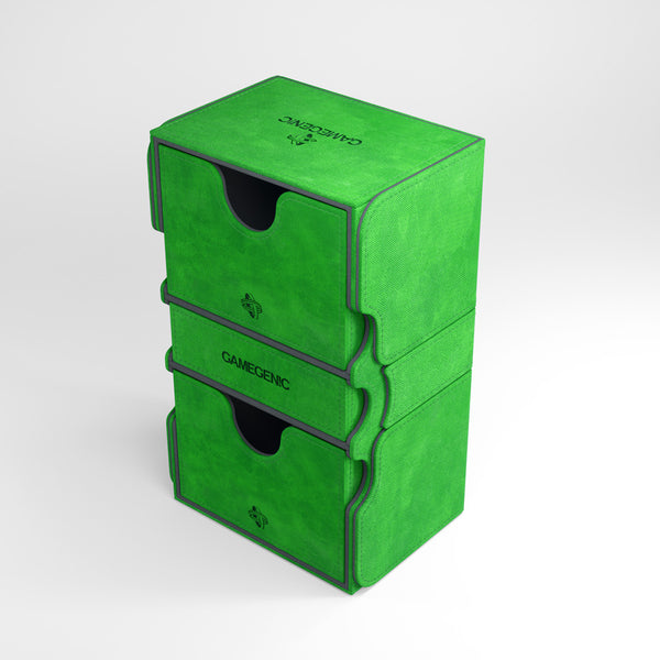 Stronghold Convertible Green Deck Box (200ct) - Duel Kingdom