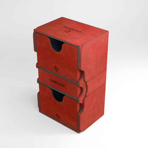 Stronghold Convertible Red Deck Box (200ct) - Duel Kingdom
