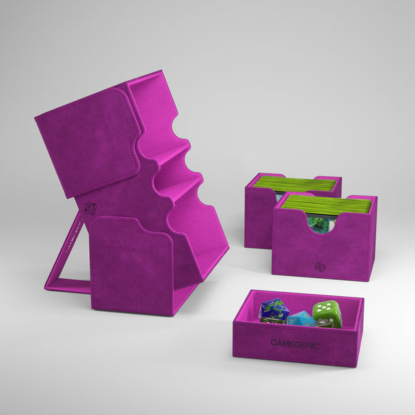 Stronghold XL Convertible Purple Deck Box (200ct)