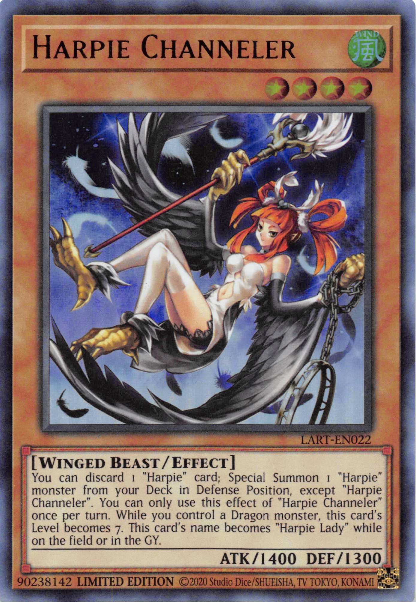 Harpie Channeler [LART-EN022] Ultra Rare