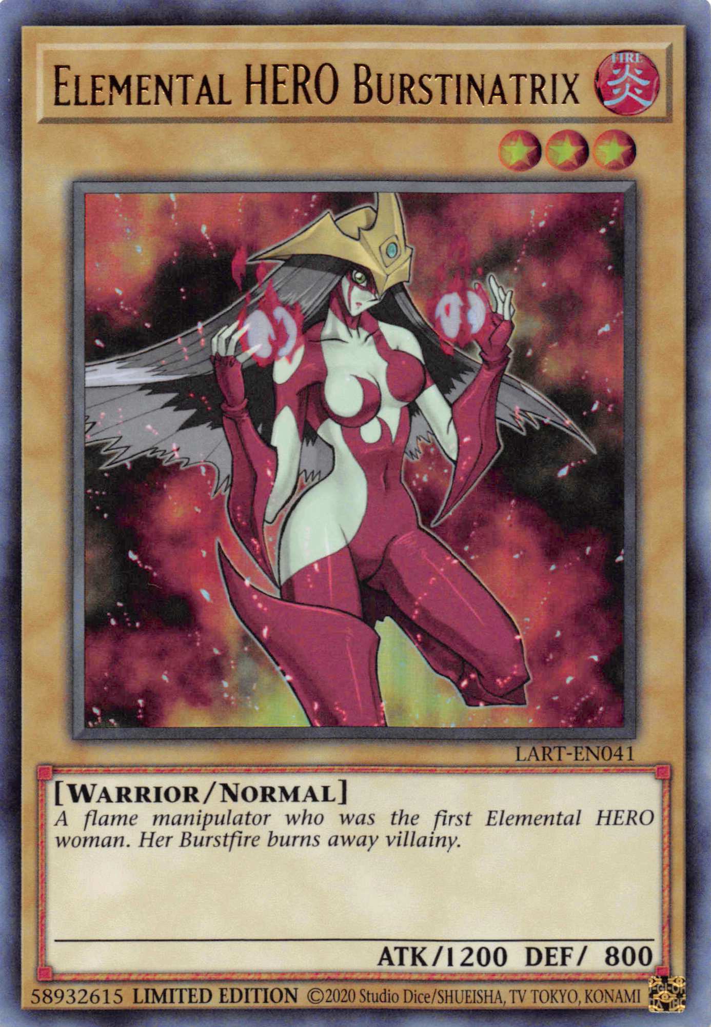 Elemental HERO Burstinatrix [LART-EN041] Ultra Rare