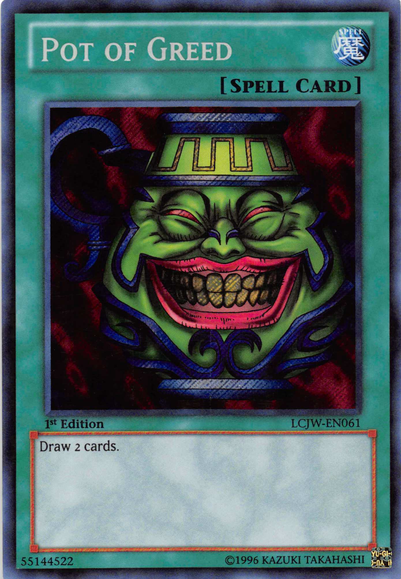 Pot of Greed [LCJW-EN061] Secret Rare