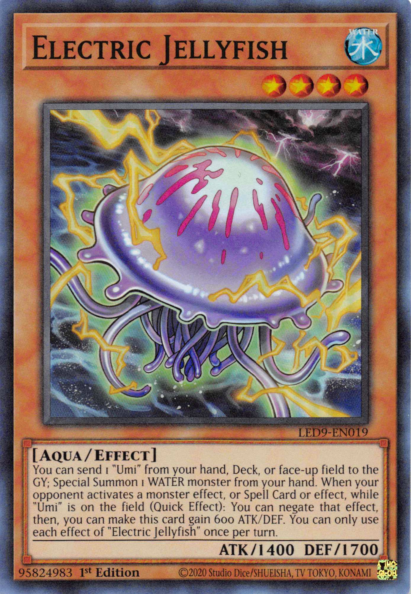 Electric Jellyfish [LED9-EN019] Super Rare