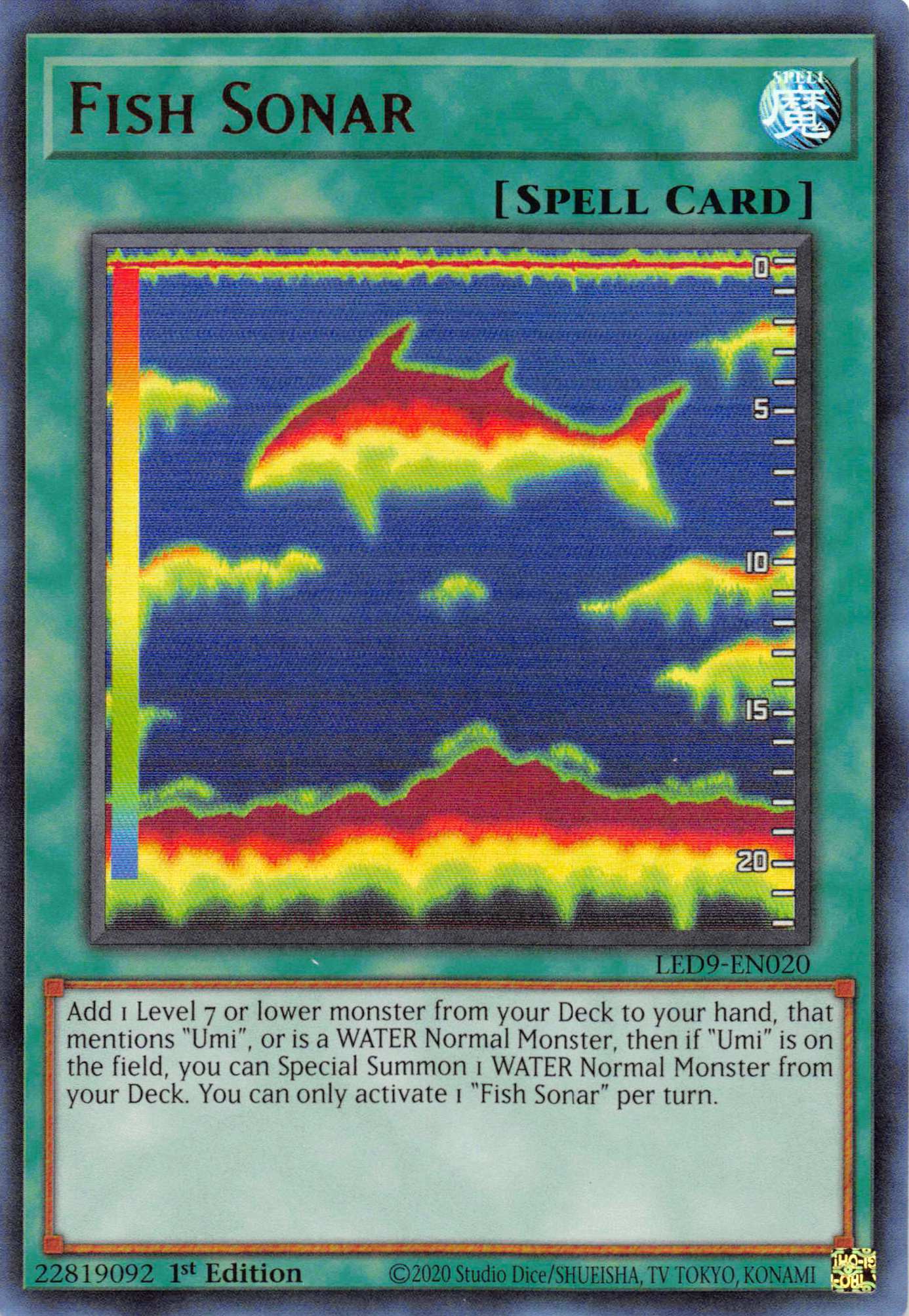 Fish Sonar [LED9-EN020] Ultra Rare