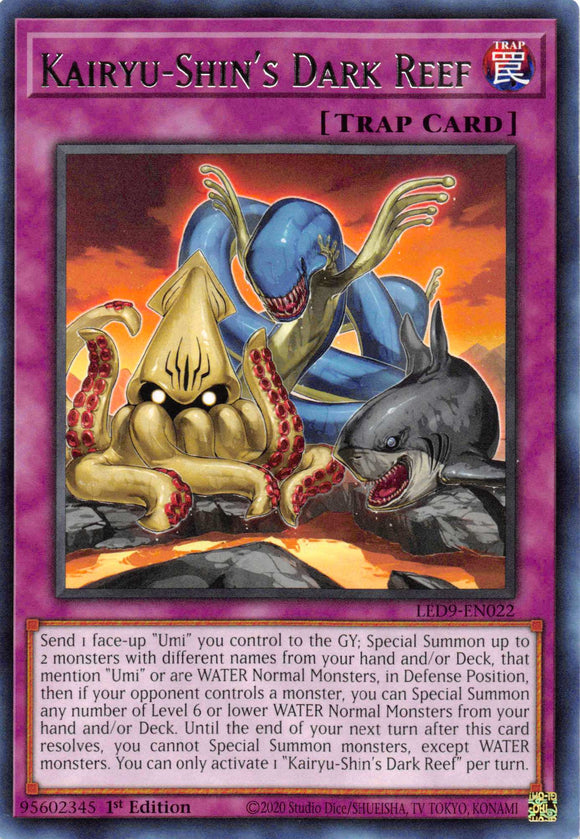 Kairyu-Shin's Dark Reef [LED9-EN022] Rare