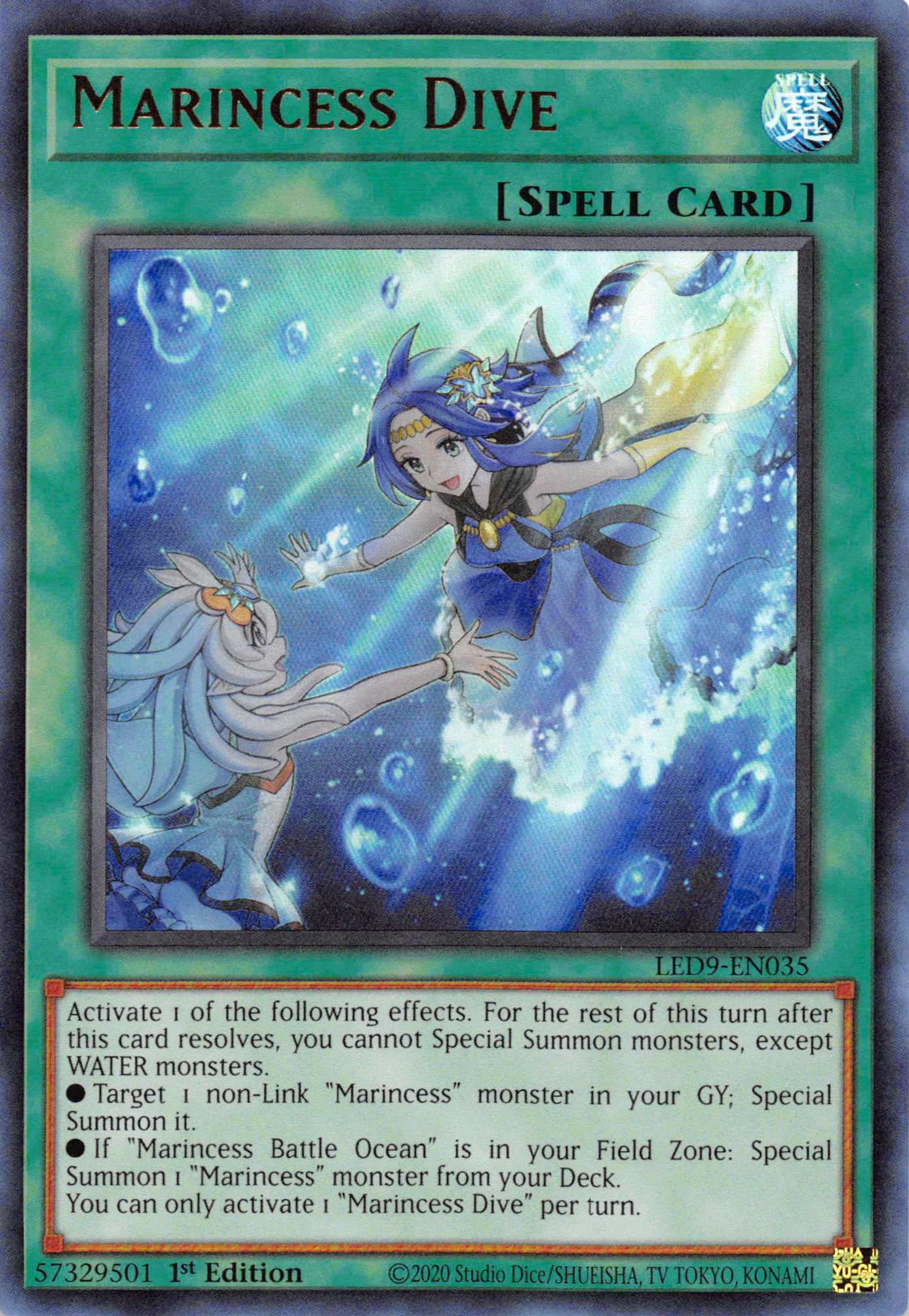 Marincess Dive [LED9-EN035] Ultra Rare