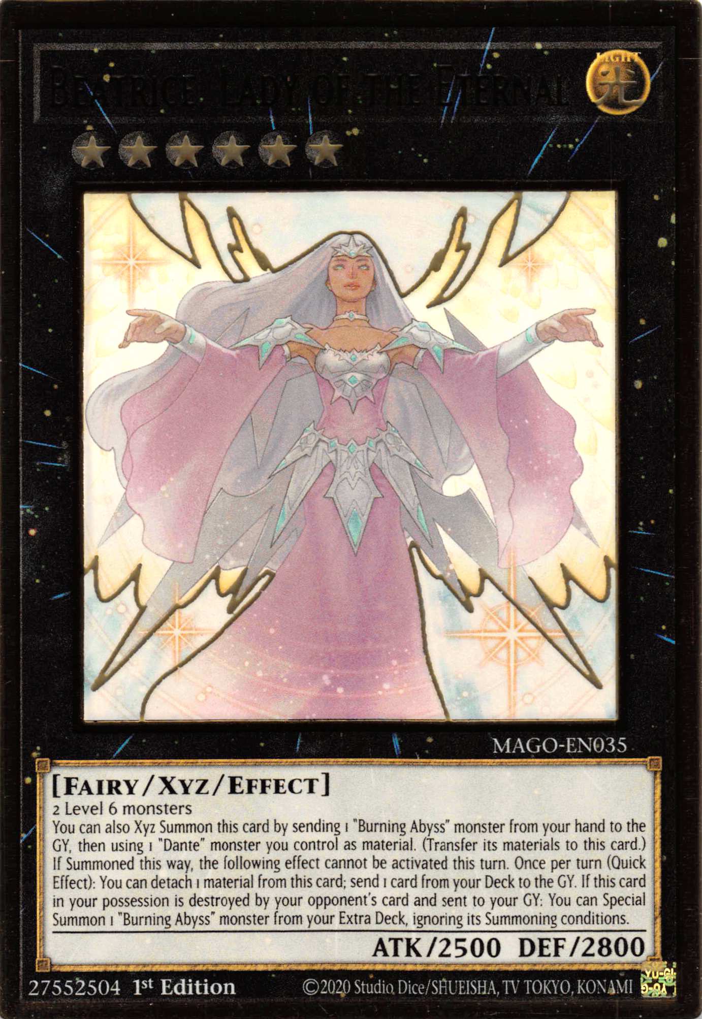 Beatrice, Lady of the Eternal [MAGO-EN035] Gold Rare