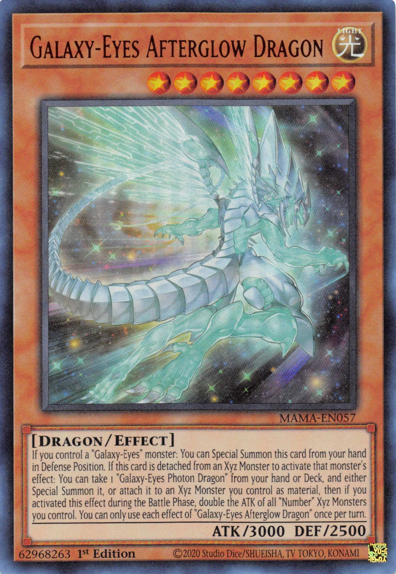 Galaxy-Eyes Afterglow Dragon [MAMA-EN057] Ultra Rare