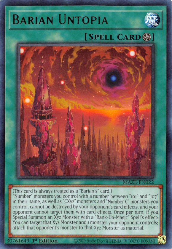 Barian Untopia [MAZE-EN022] Rare