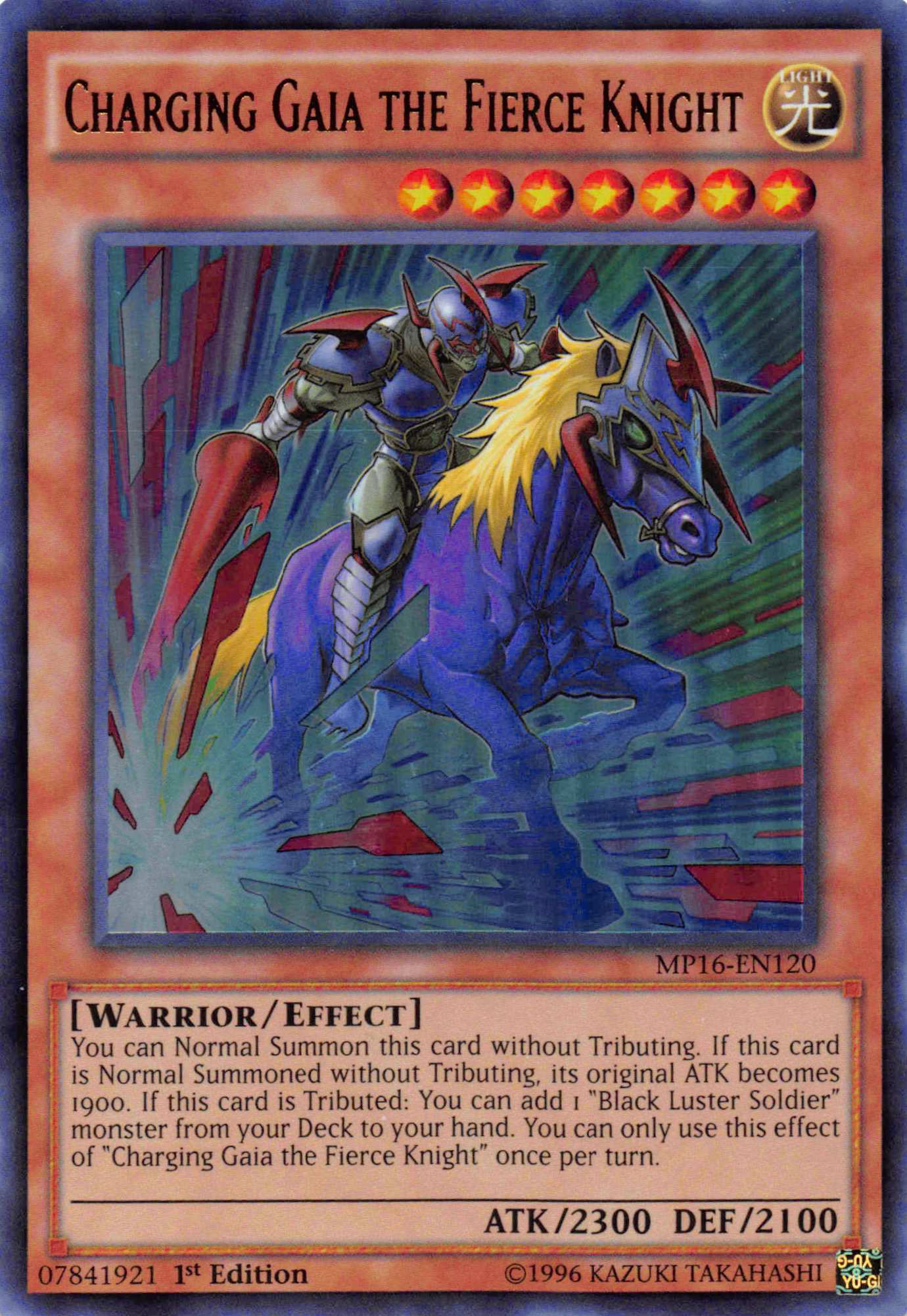 Charging Gaia the Fierce Knight [MP16-EN120] Ultra Rare