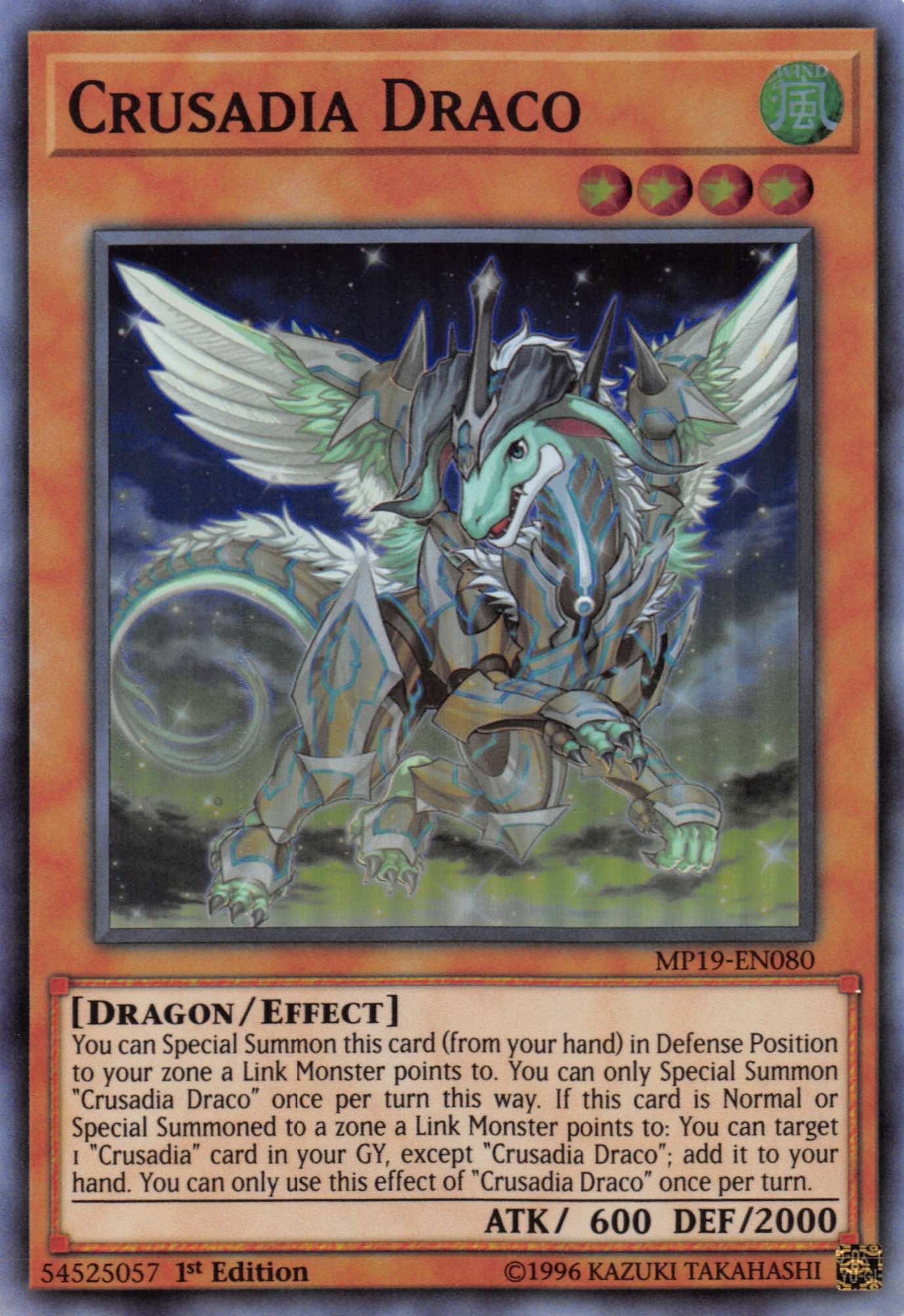 Crusadia Draco [MP19-EN080] Super Rare