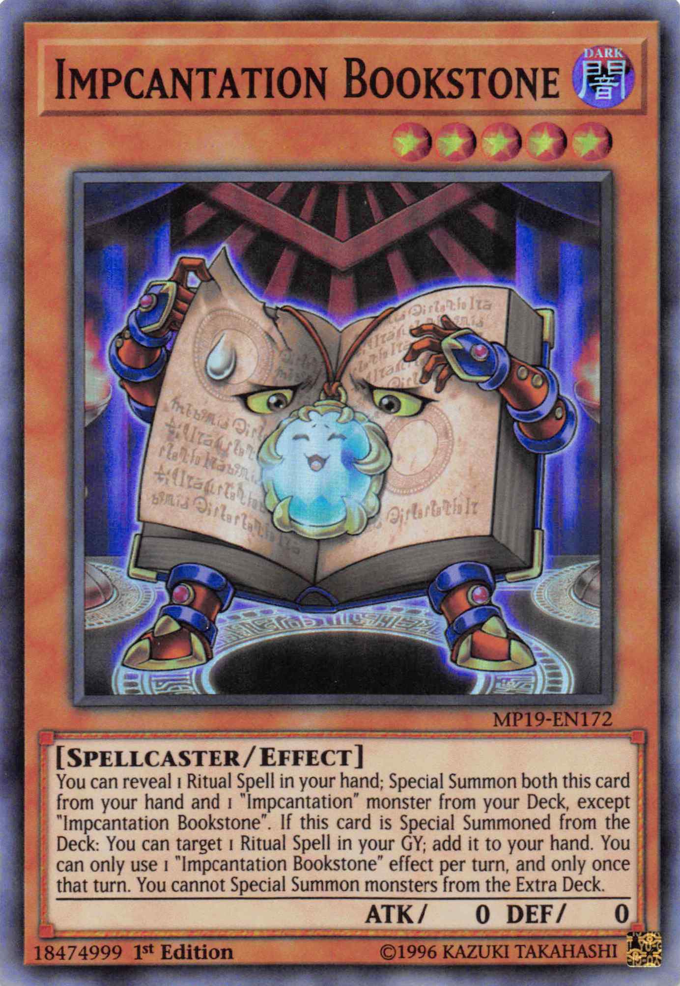 Impcantation Bookstone [MP19-EN172] Super Rare