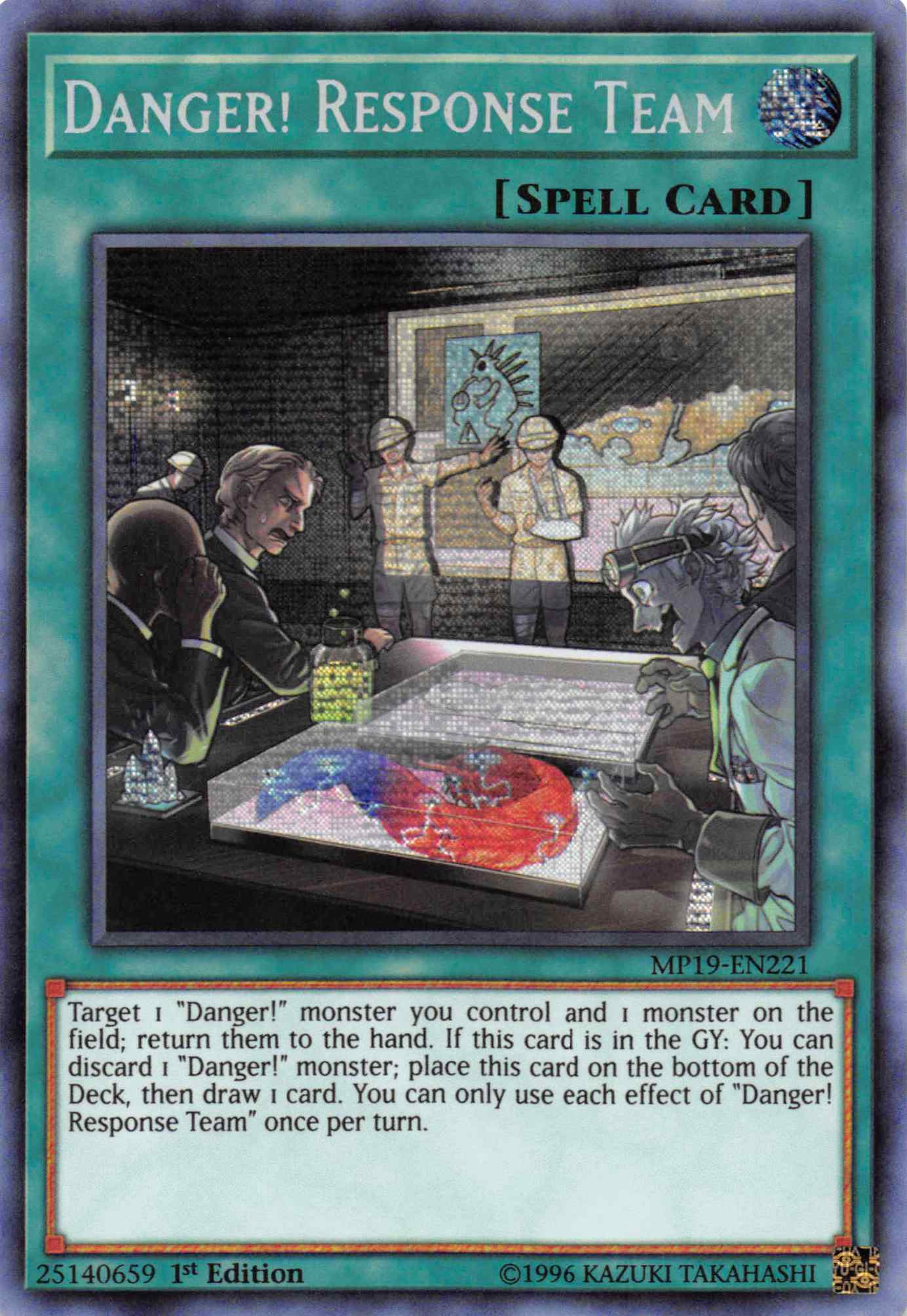 Danger! Response Team [MP19-EN221] Prismatic Secret Rare