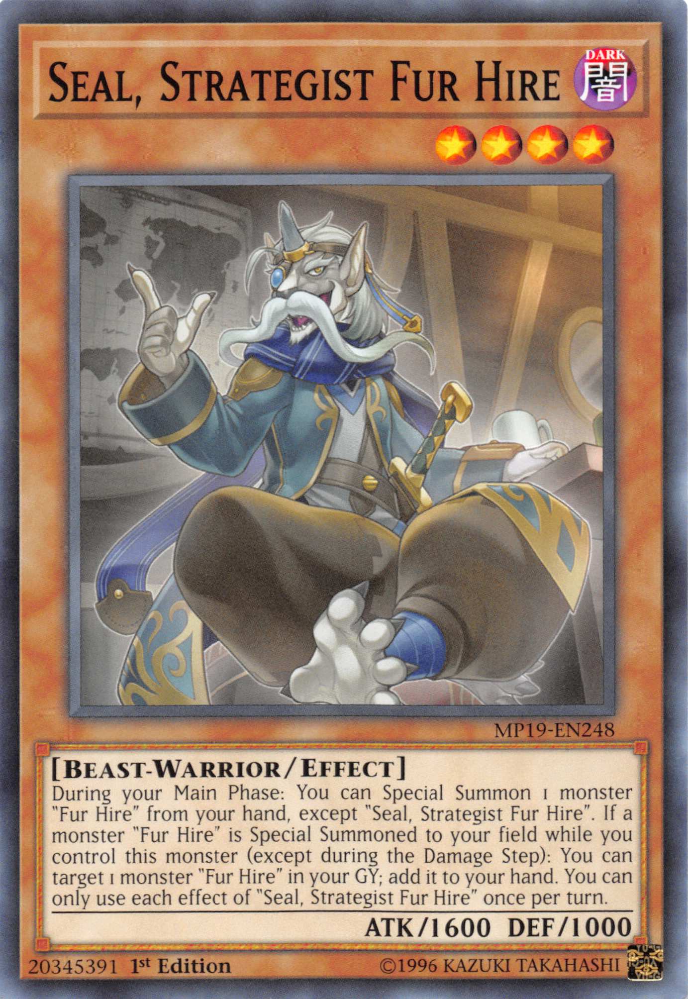 Seal, Strategist Fur Hire [MP19-EN248] Common