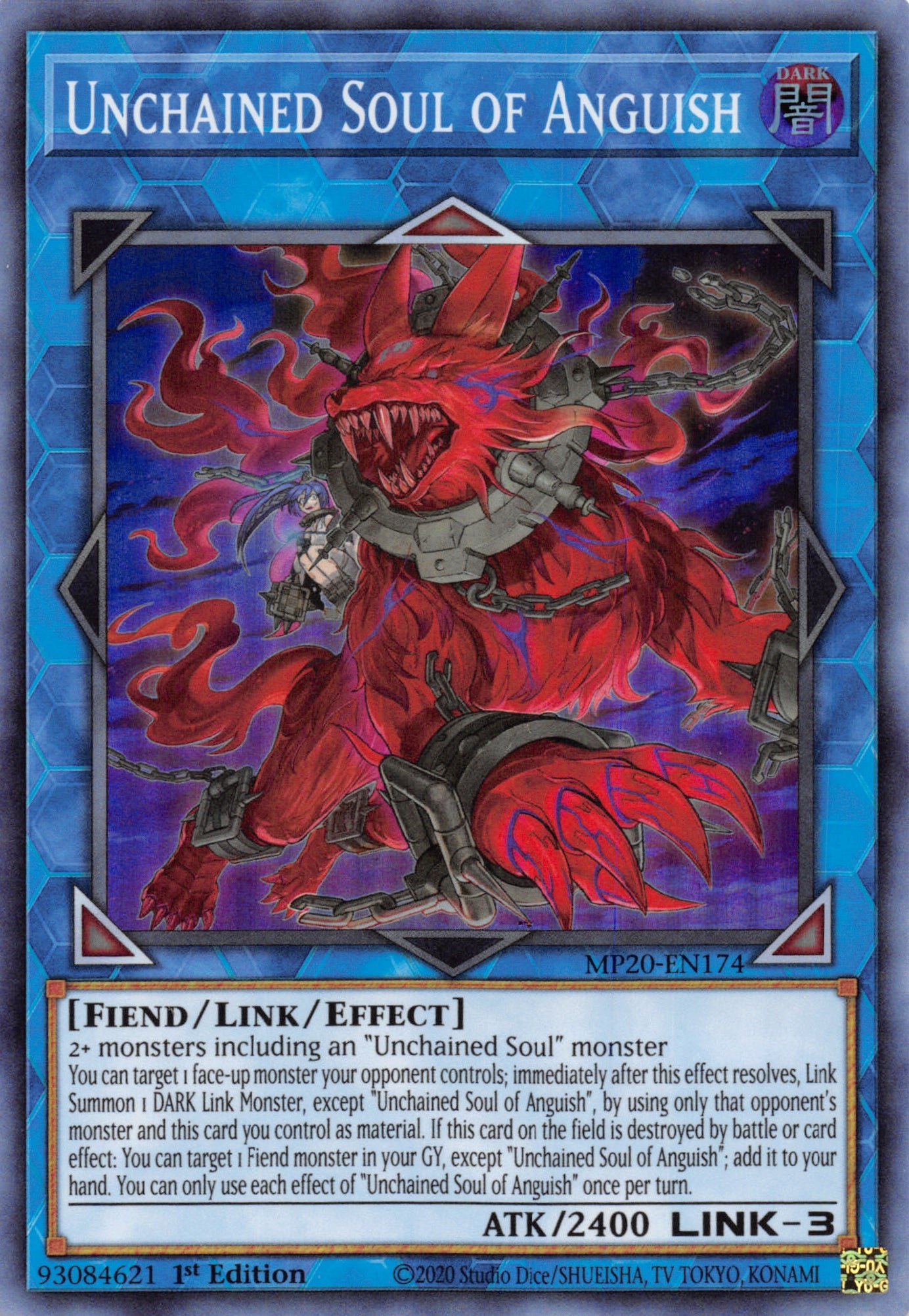 Unchained Soul of Anguish [MP20-EN174] Super Rare