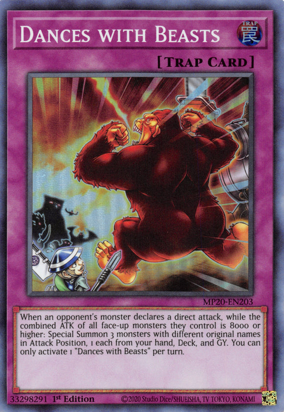 Dances with Beasts [MP20-EN203] Super Rare