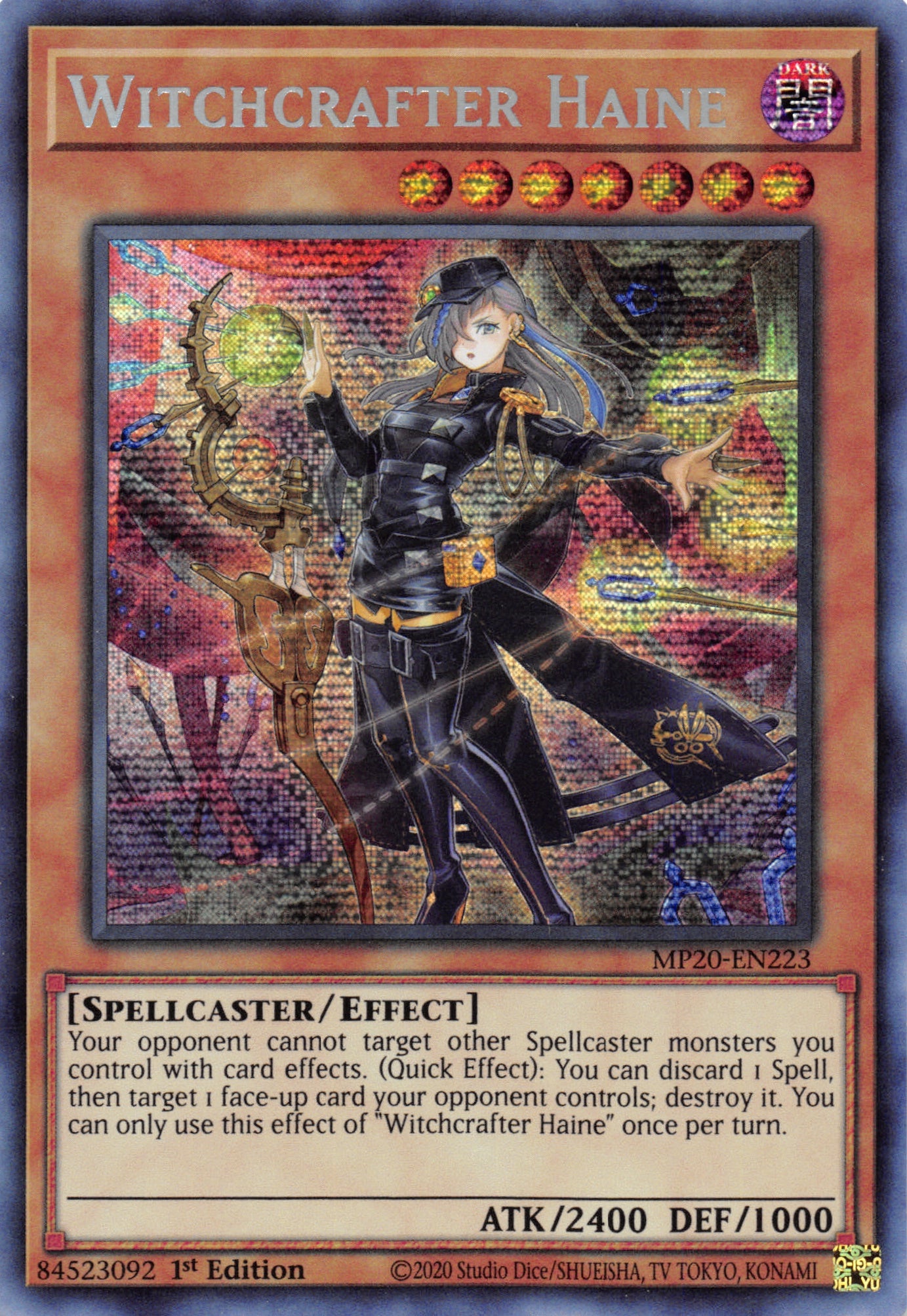 Witchcrafter Haine [MP20-EN223] Prismatic Secret Rare