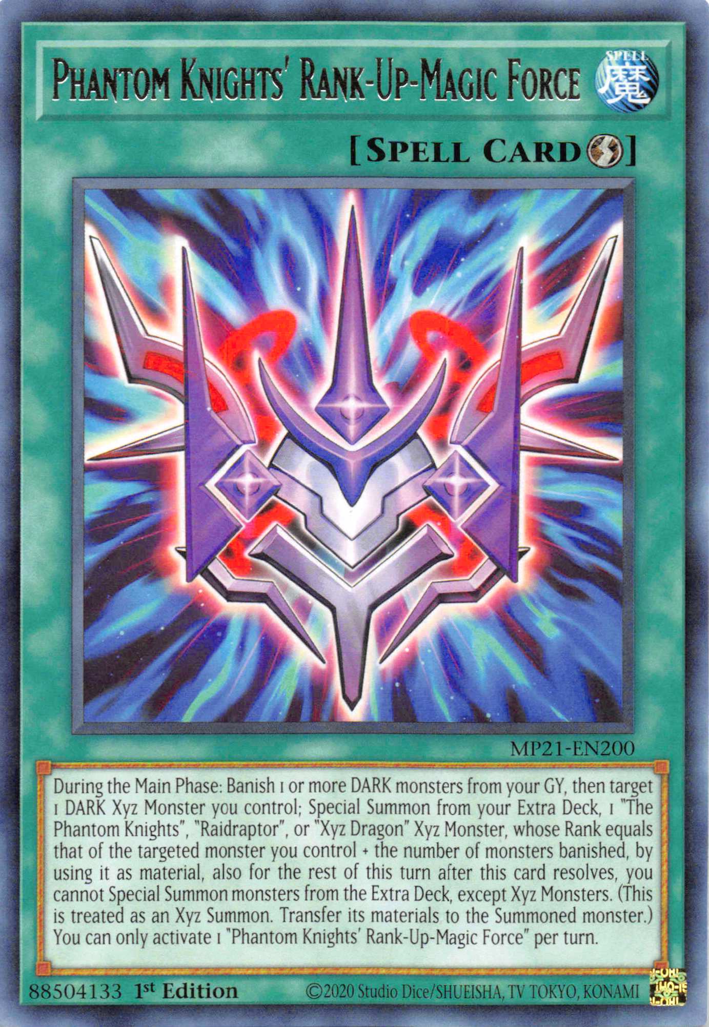 Phantom Knights' Rank-Up-Magic Force [MP21-EN200] Rare