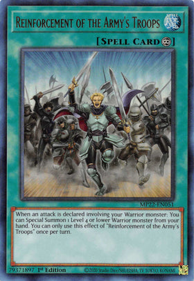 Reinforcement of the Armys Troops [MP22-EN051] Ultra Rare