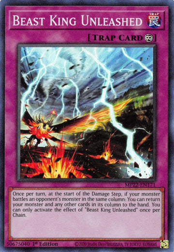 Beast King Unleashed [MP22-EN171] Super Rare