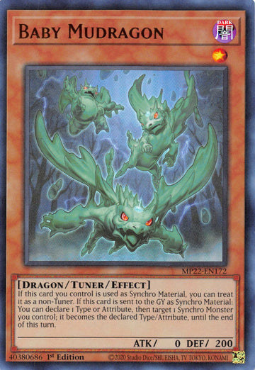 Baby Mudragon [MP22-EN172] Ultra Rare