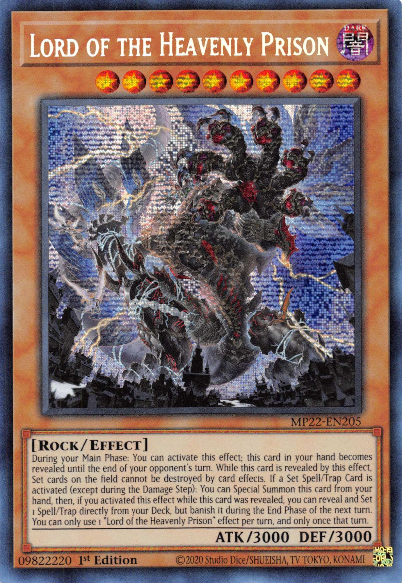 Lord of the Heavenly Prison [MP22-EN205] Prismatic Secret Rare