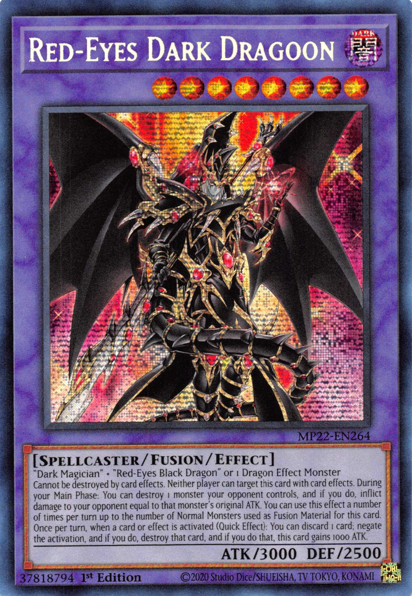 Red-Eyes Dark Dragoon [MP22-EN264] Prismatic Secret Rare