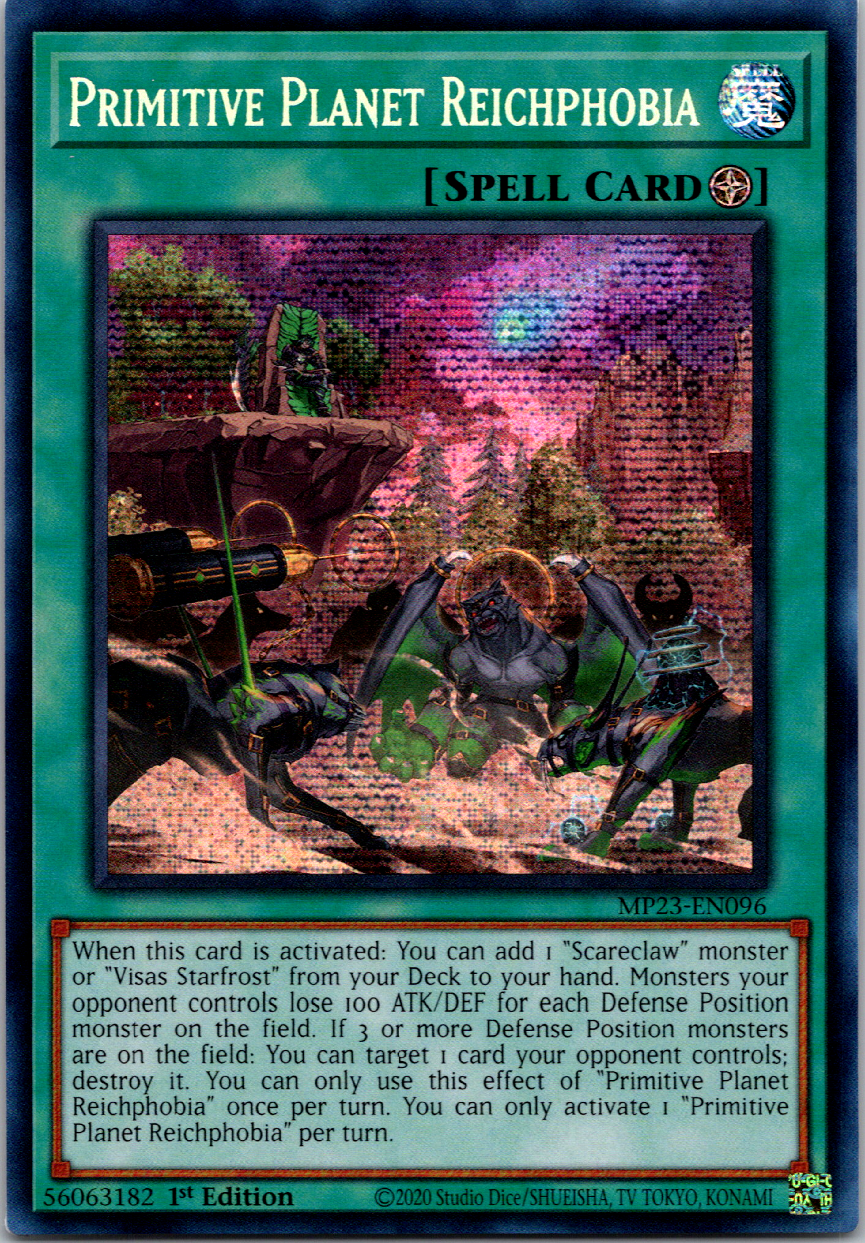 Primitive Planet Reichphobia [MP23-EN096] Prismatic Secret Rare