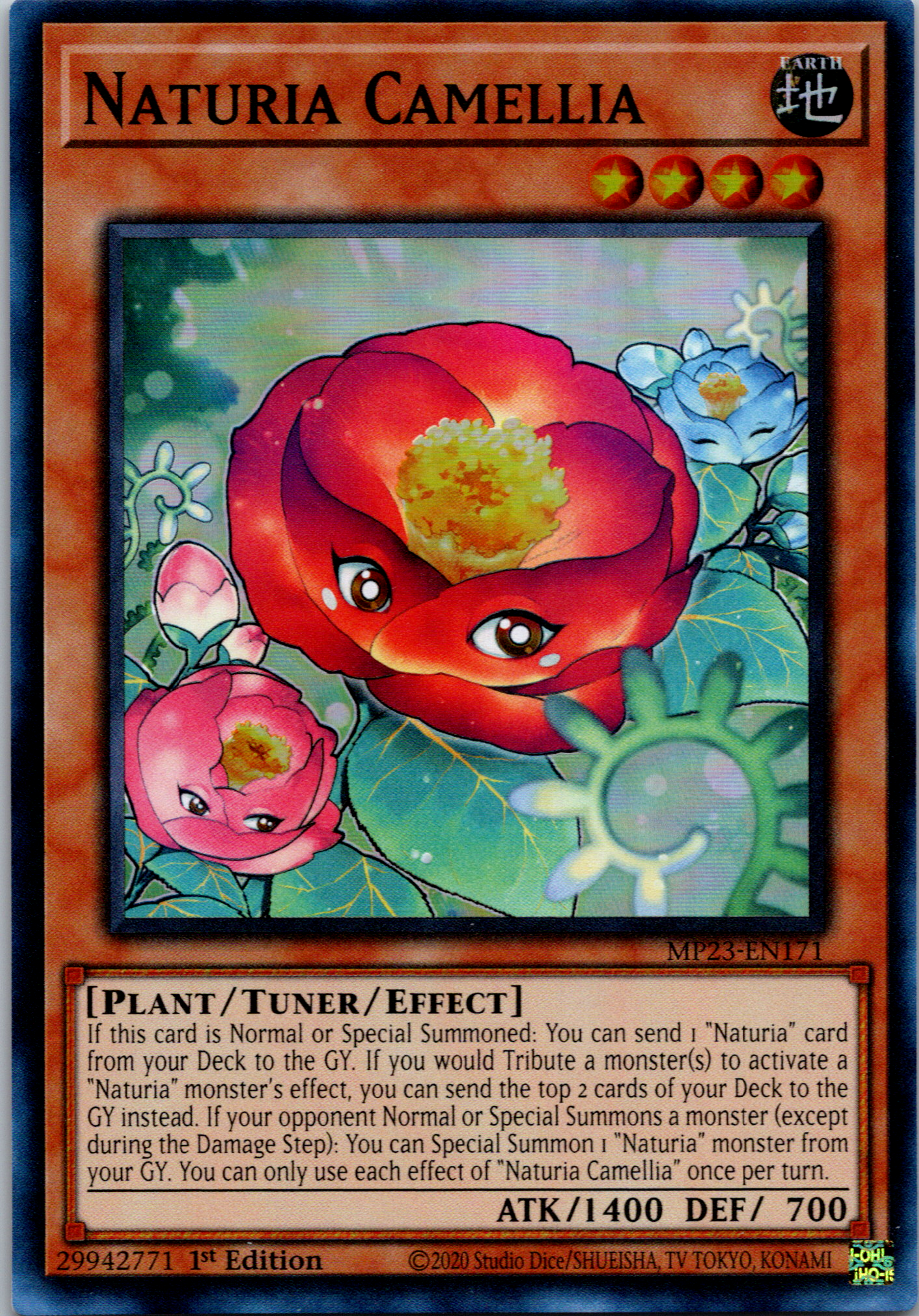 Naturia Camellia [MP23-EN171] Super Rare