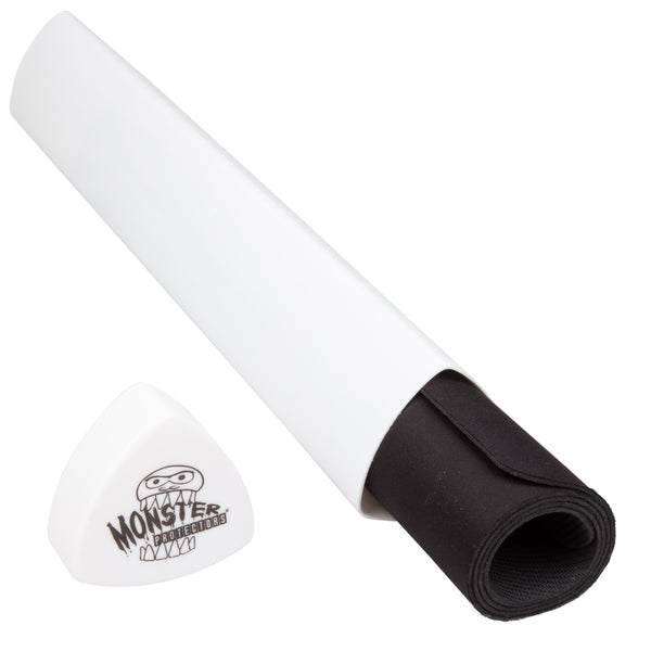 Monster Opaque White Prism Shaped Playmat Tube - Duel Kingdom