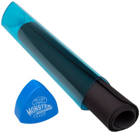 Monster Translucent Blue Prism Shaped Playmat Tube - Duel Kingdom