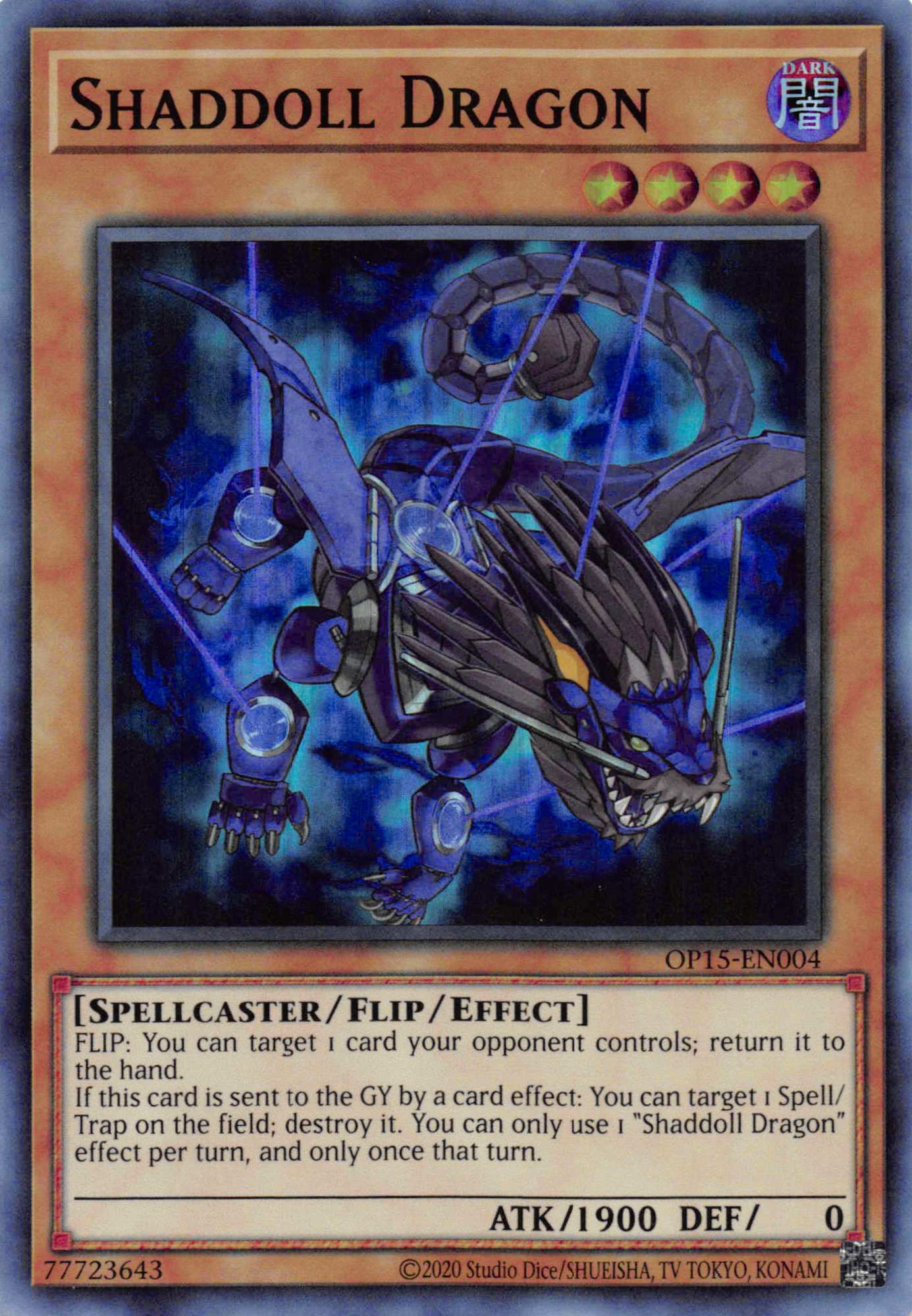 Shaddoll Dragon [OP15-EN004] Super Rare