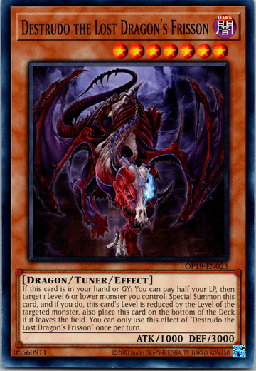 Destrudo the Lost Dragon's Frisson [OP19-EN023] Common