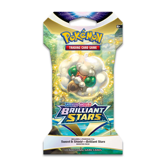 Pokémon TCG: Sword & Shield Brilliant Stars Sleeved Booster Pack - Duel Kingdom