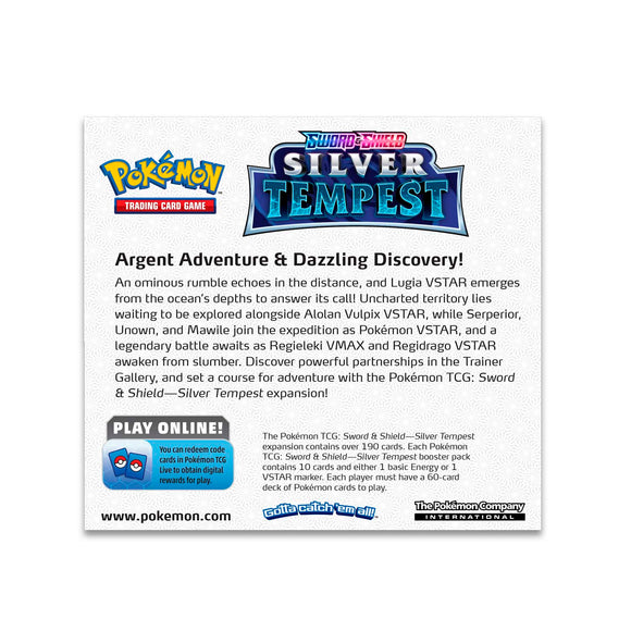 Pokémon TCG: Sword & Shield Silver Tempest Booster Box