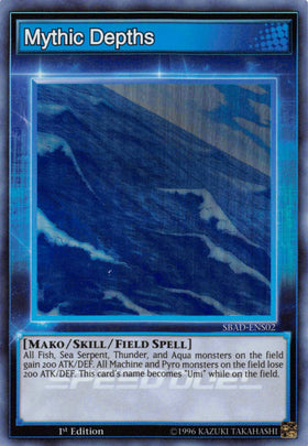 Mythic Depths [SBAD-ENS02] Super Rare